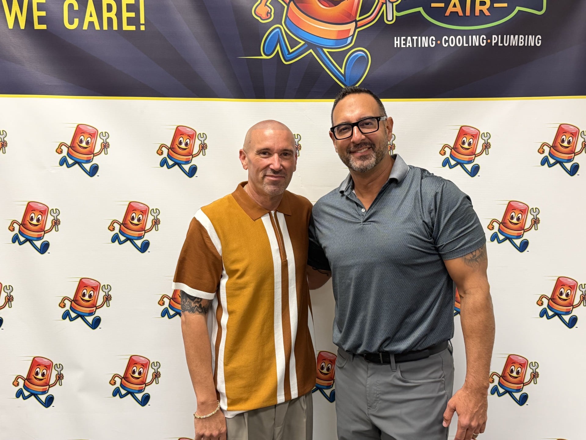 Photo of Jason and Rick together
